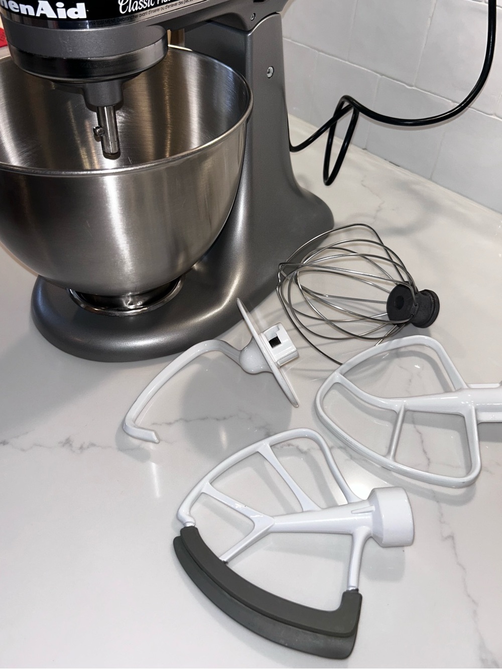 KitchenAid 4.5-Quart 10-Speed Silver Stand Mixer - Picture 8 of 9